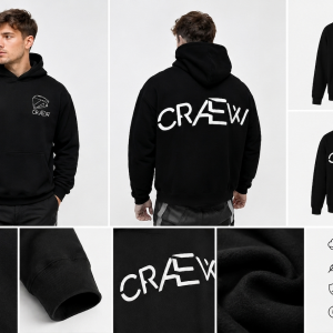 CRÆW Hoodie | Motorrad Community Hoodie für Biker